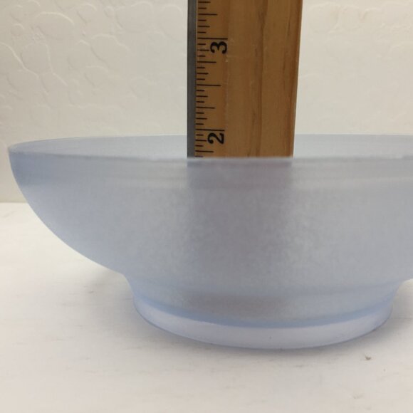 Vintage Servalier Tupperware Set 2 Cereal Bowl Blue Yellow Sunburst Lids Storage - Picture 15 of 16